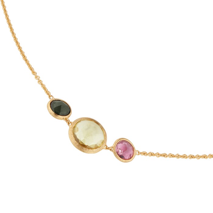 Marco Bicego 18ct Yellow Gold Jaipur Colour Collection Mixed Gemstone Necklace