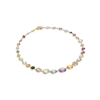 Marco Bicego 18ct Yellow Gold Jaipur Colour Collection Multicoloured Gemstone Necklace Marco Bicego 18ct Yellow Gold Jaipur Colour Collection Multicoloured Gemstone Necklace