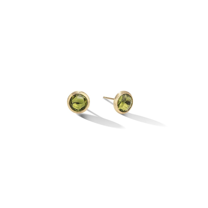 Marco Bicego 18ct Yellow Gold Jaipur Colour Collection Peridot Stud Earrings