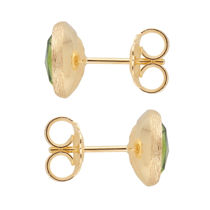 Marco Bicego 18ct Yellow Gold Jaipur Colour Collection Peridot Stud Earrings