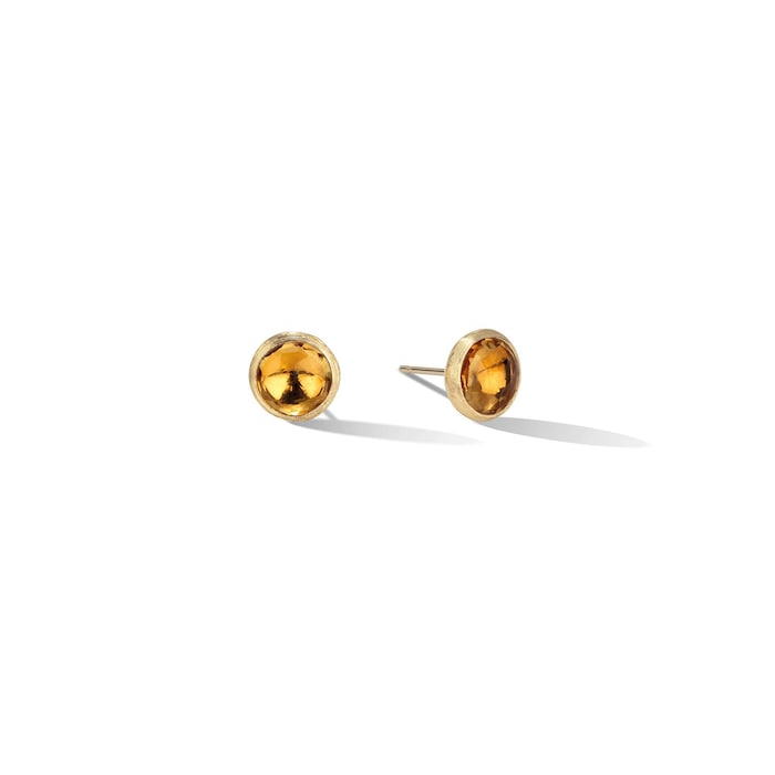 Marco Bicego 18ct Yellow Gold Jaipur Colour Collection Citrine Stud Earrings