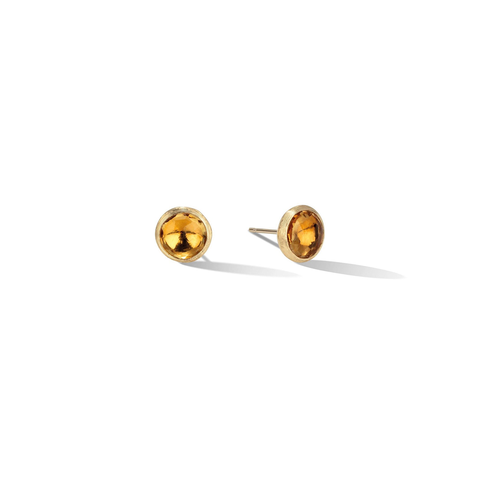 Marco Bicego 18ct Yellow Gold Jaipur Colour Collection Citrine Stud Earrings