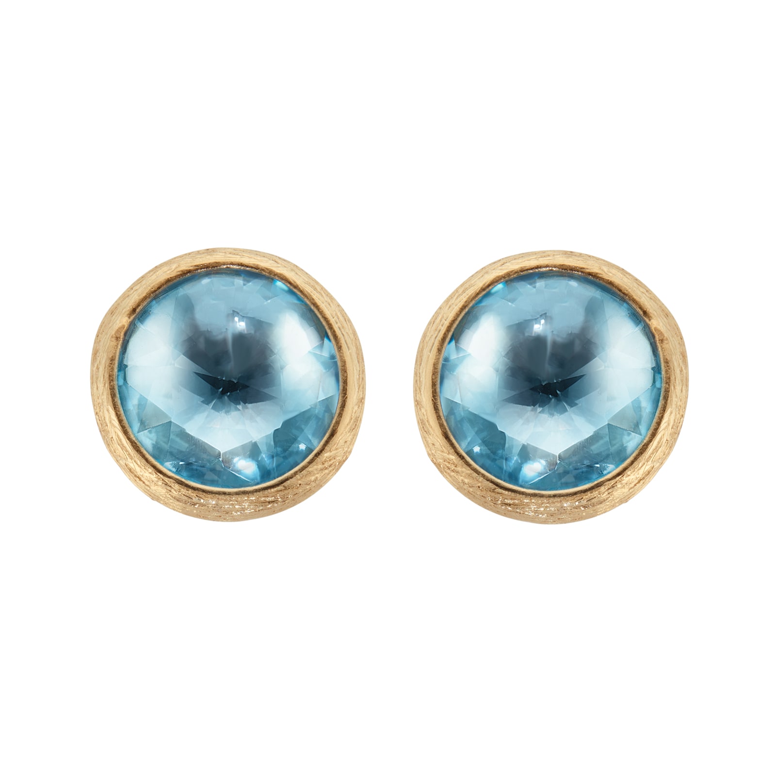 Marco Bicego 18ct Yellow Gold Jaipur Colour Collection Topaz Stud Earrings Marco Bicego 18ct Yellow Gold Jaipur Colour Collection Topaz Stud Earrings