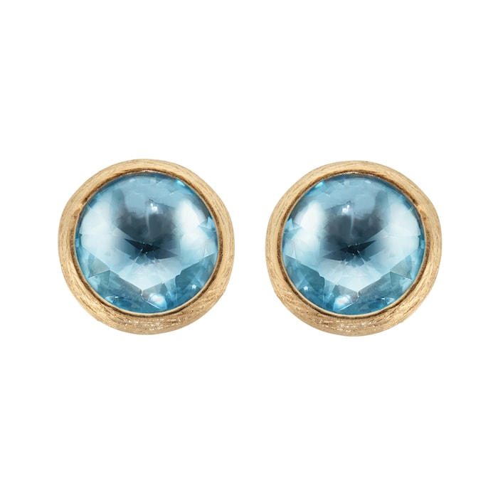 Marco Bicego 18ct Yellow Gold Jaipur Colour Collection Topaz Stud Earrings