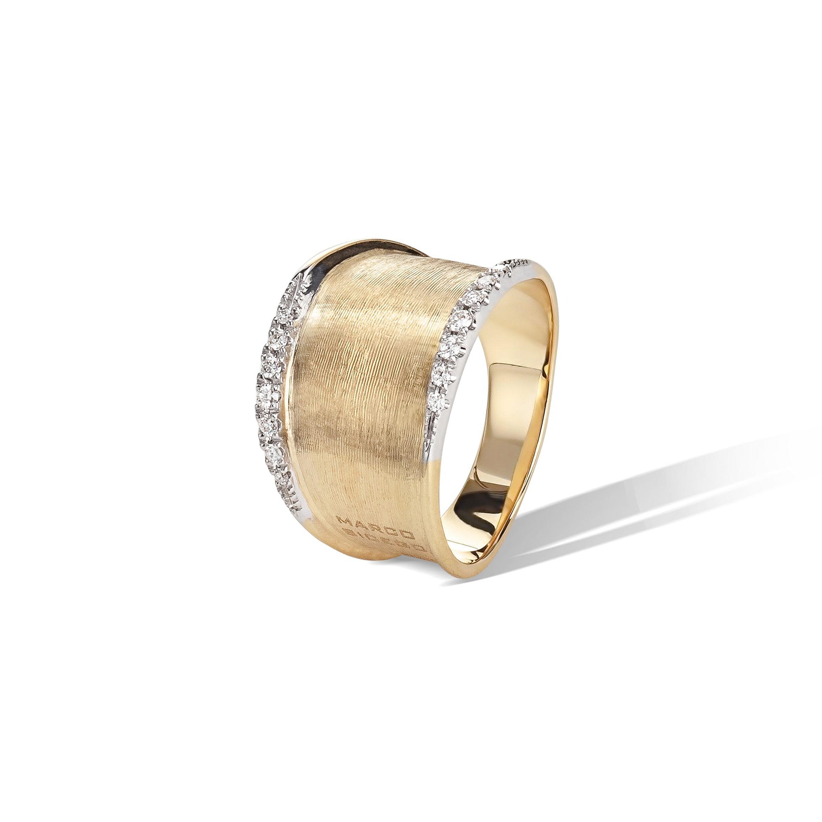 Marco Bicego 18ct Yellow Gold Lunaria Collection Diamond Ring Marco Bicego 18ct Yellow Gold Lunaria Collection Diamond Ring