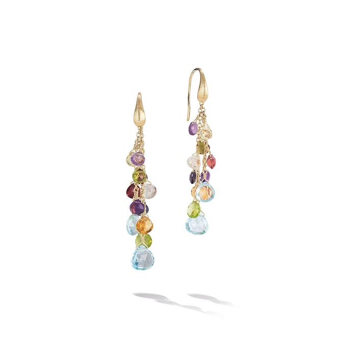 Marco Bicego 18ct Yellow Gold Paradise Collection Mixed Gemstone Multi Strand Earrings