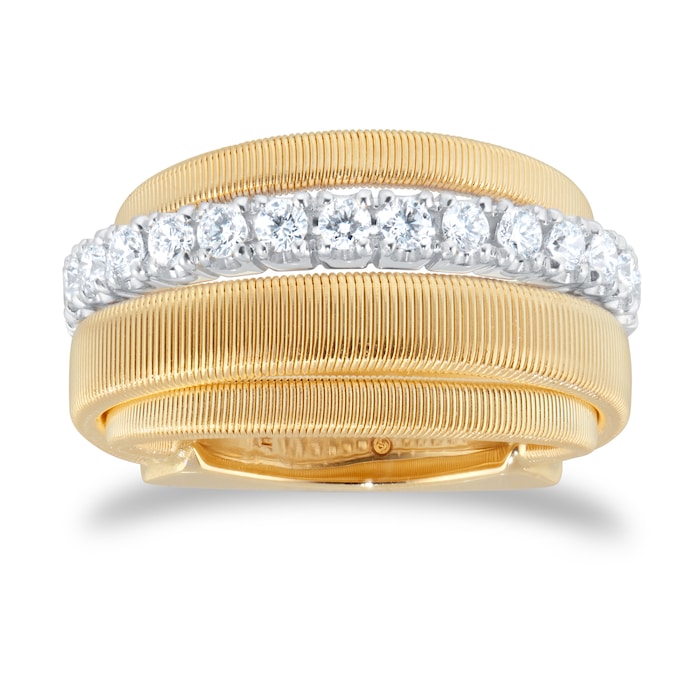 Marco Bicego 18ct Yellow Gold Masai Collection Diamond Ring