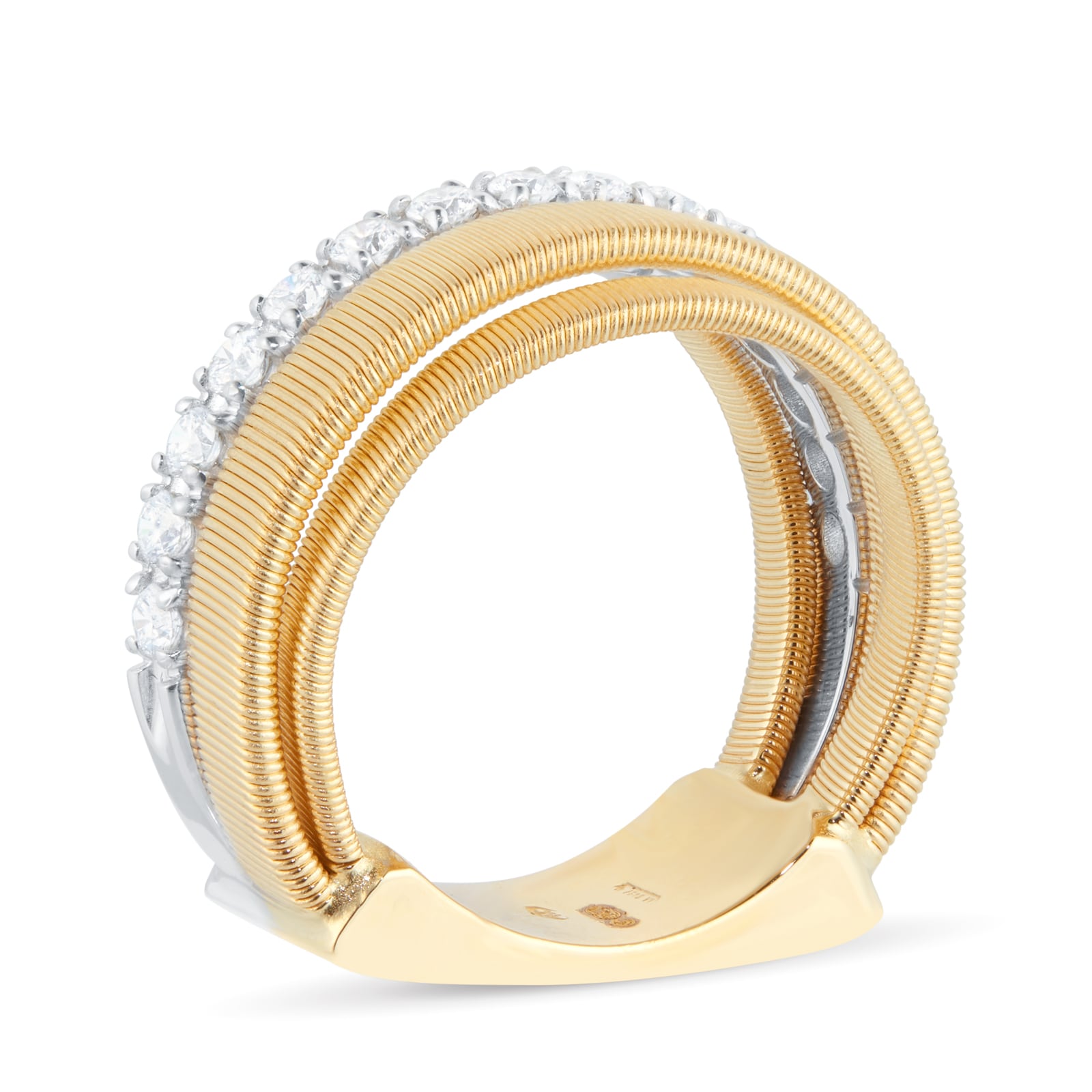 Marco Bicego 18ct Yellow Gold Masai Collection Diamond Ring Marco Bicego 18ct Yellow Gold Masai Collection Diamond Ring