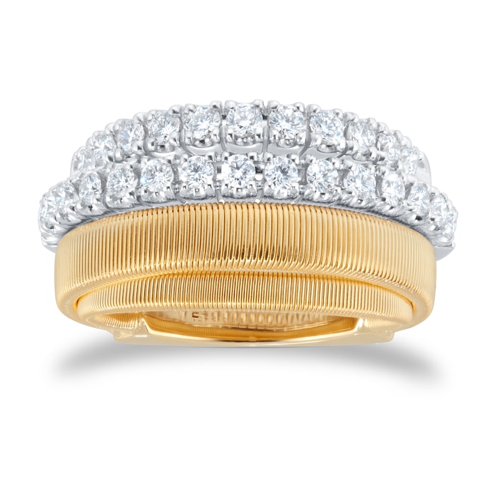 Marco Bicego 18ct Yellow Gold Masai Collection Diamond Ring