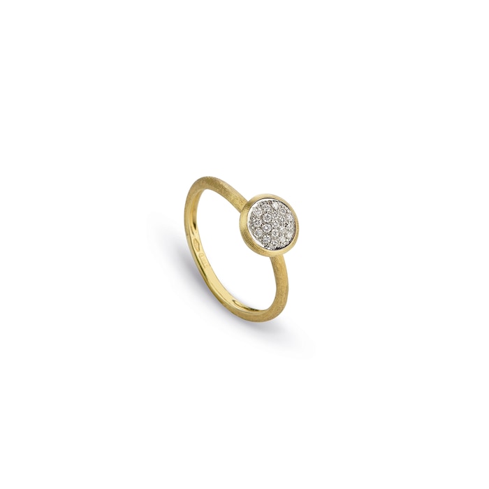 Marco Bicego 18k Yellow Gold Jaipur 0.07cttw Diamond Small Stacking Ring