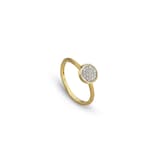 Marco Bicego 18k Yellow Gold Jaipur 0.07cttw Diamond Small Stacking Ring