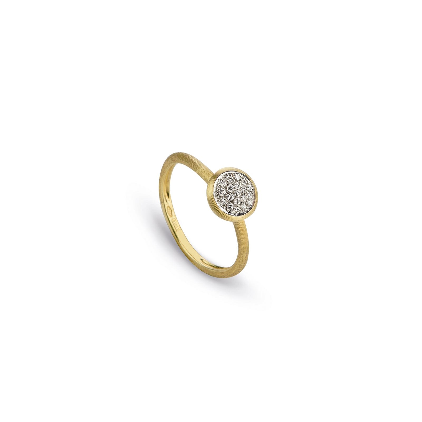 Marco Bicego 18k Yellow Gold Jaipur 0.07cttw Diamond Small Stacking Ring