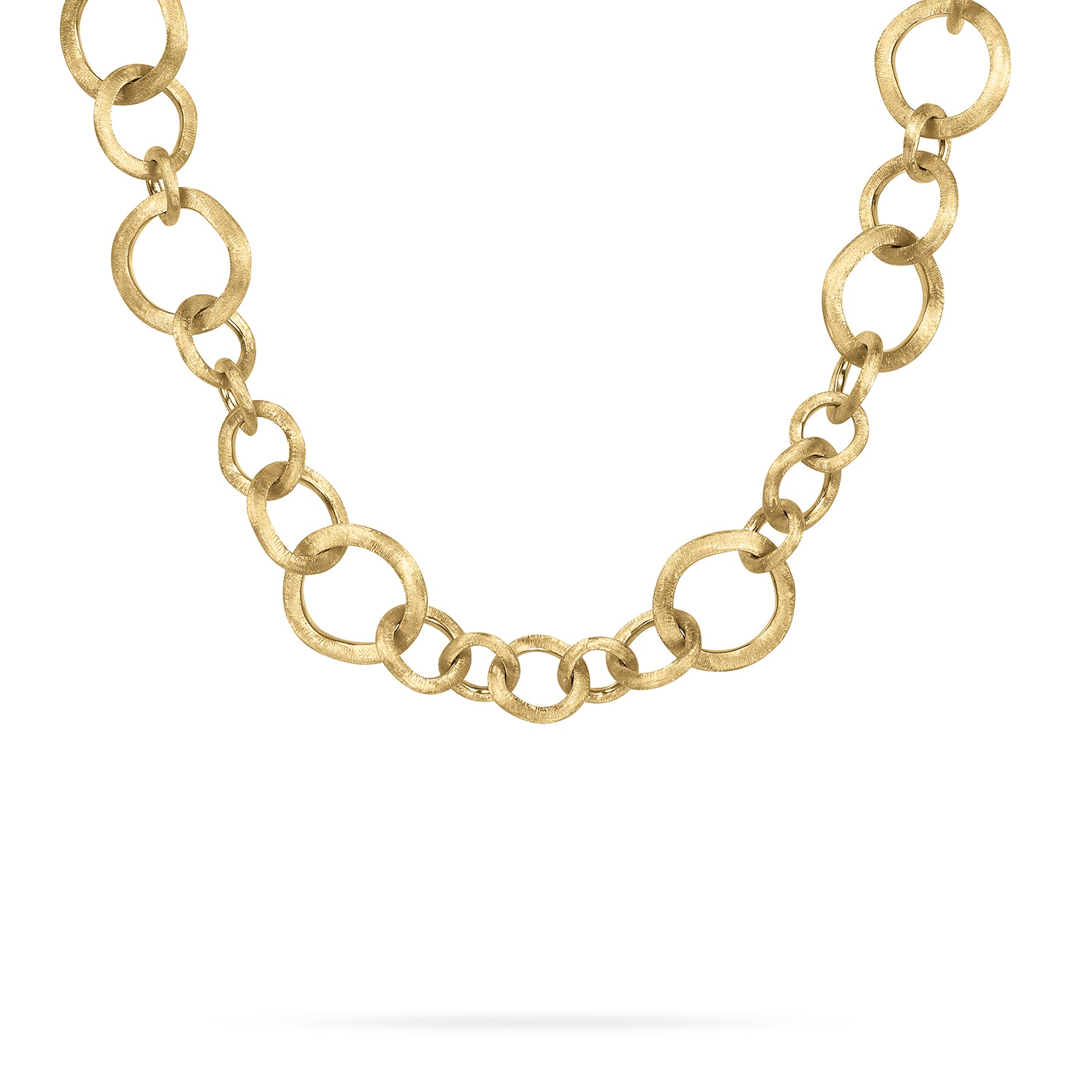 Marco Bicego 18k Yellow Gold Mixed Size Circle Link Jaipur Necklace 17.75" Marco Bicego 18k Yellow Gold Mixed Size Circle Link Jaipur Necklace 17.75"