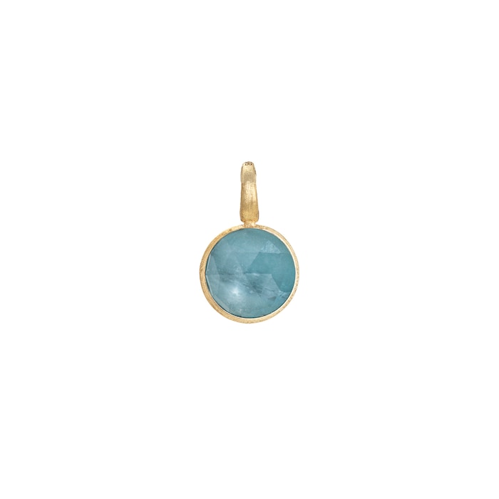 Marco Bicego 18k Yellow Gold Jaipur Color Bezel Set Aquamarine Charm