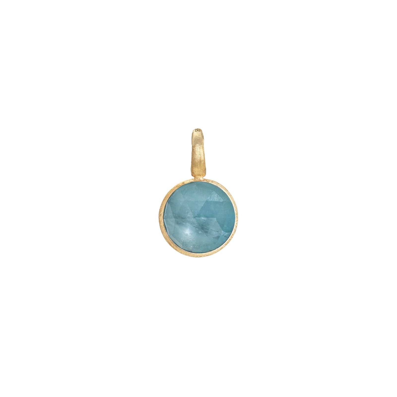 Marco Bicego 18k Yellow Gold Jaipur Color Bezel Set Aquamarine Charm Marco Bicego 18k Yellow Gold Jaipur Color Bezel Set Aquamarine Charm