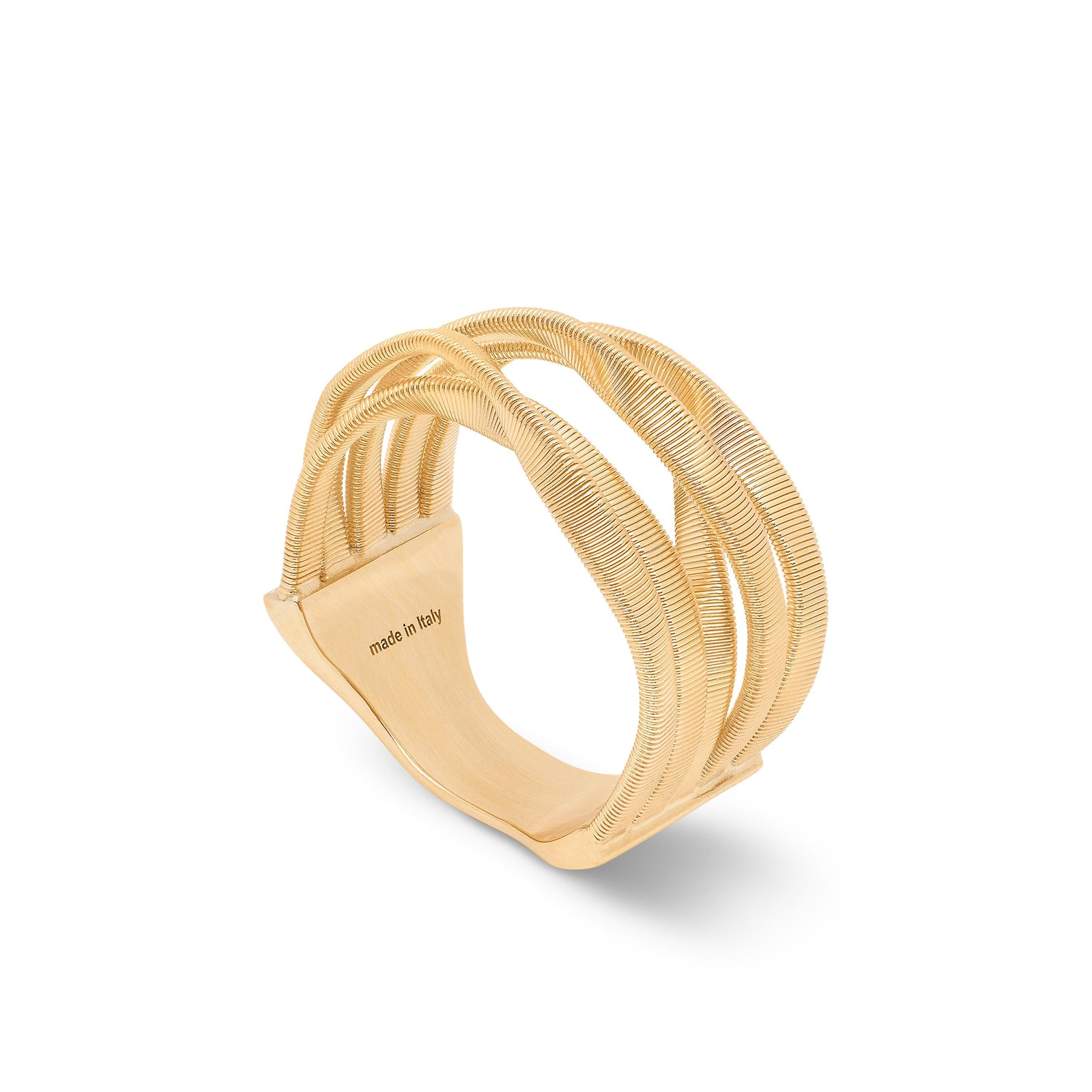 Marco Bicego 18ct Yellow Gold Marrakech Five Strand Coil Ring