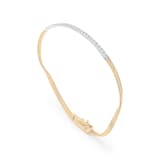 Marco Bicego 18ct Yellow Gold Marrakech 0.19ct Diamond Bar Bangle