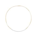 Marco Bicego 18ct Yellow Gold Marrakech 0.32ct Diamond Bar Necklace