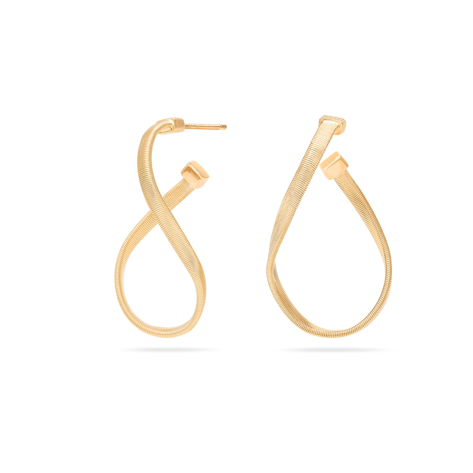 Marco Bicego 18ct Yellow Gold Marrakech Coil Drop Earrings Marco Bicego 18ct Yellow Gold Marrakech Coil Drop Earrings