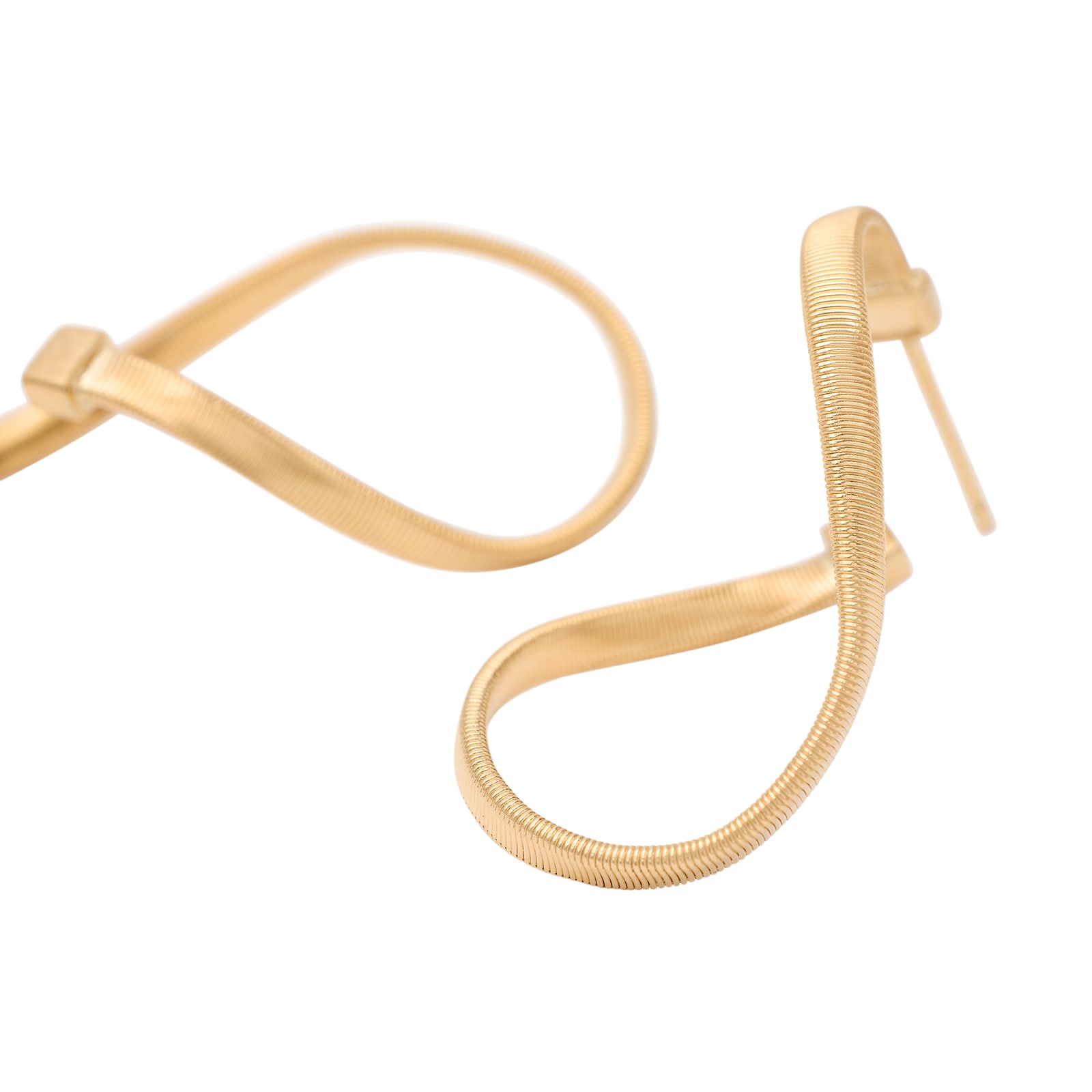 Marco Bicego 18ct Yellow Gold Marrakech Coil Drop Earrings Marco Bicego 18ct Yellow Gold Marrakech Coil Drop Earrings
