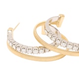 Marco Bicego 18ct Yellow Gold Masai Diamond Double Hoop Earrings