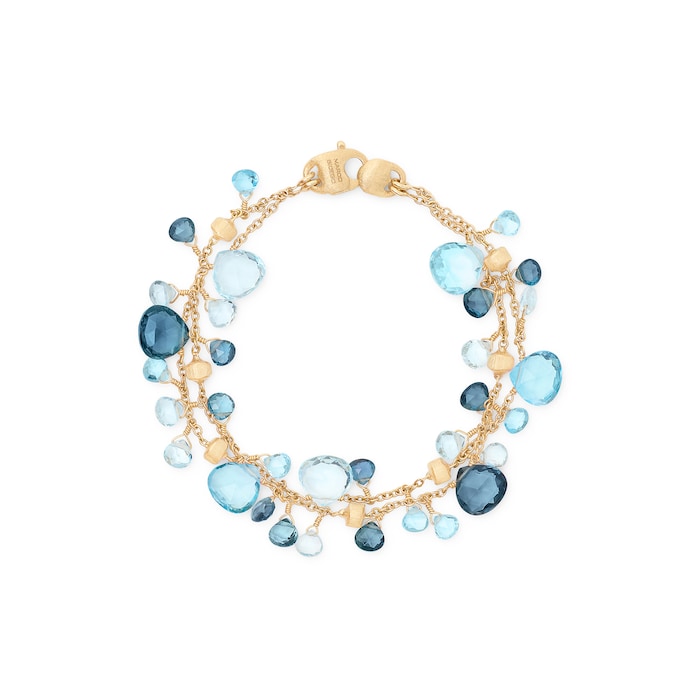 Marco Bicego 18ct Yellow Gold Paradise Blue Topaz Bracelet