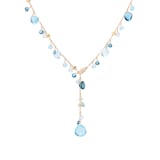 Marco Bicego 18ct Yellow Gold Paradise Blue Topaz Lariat Necklace