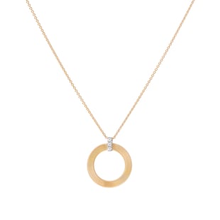 Marco Bicego 18ct Yellow Gold Masai Diamond Circle Pendant