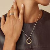 Marco Bicego 18ct Yellow Gold Masai Diamond Circle Pendant