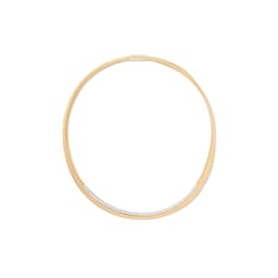 37550687 - 18ct Yellow Gold Masai Multi Strand Diamond Tennis Necklace