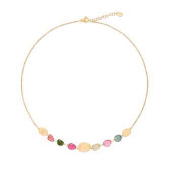 Marco Bicego 18ct Yellow Gold Lunaria Tourmaline Necklace