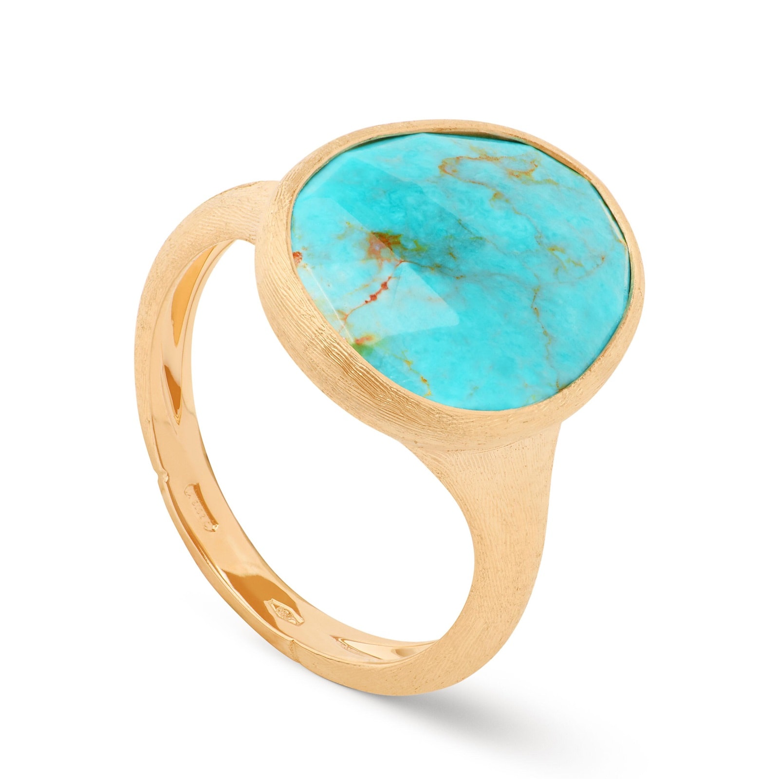 Marco Bicego 18ct Yellow Gold Lunaria Turquoise Ring