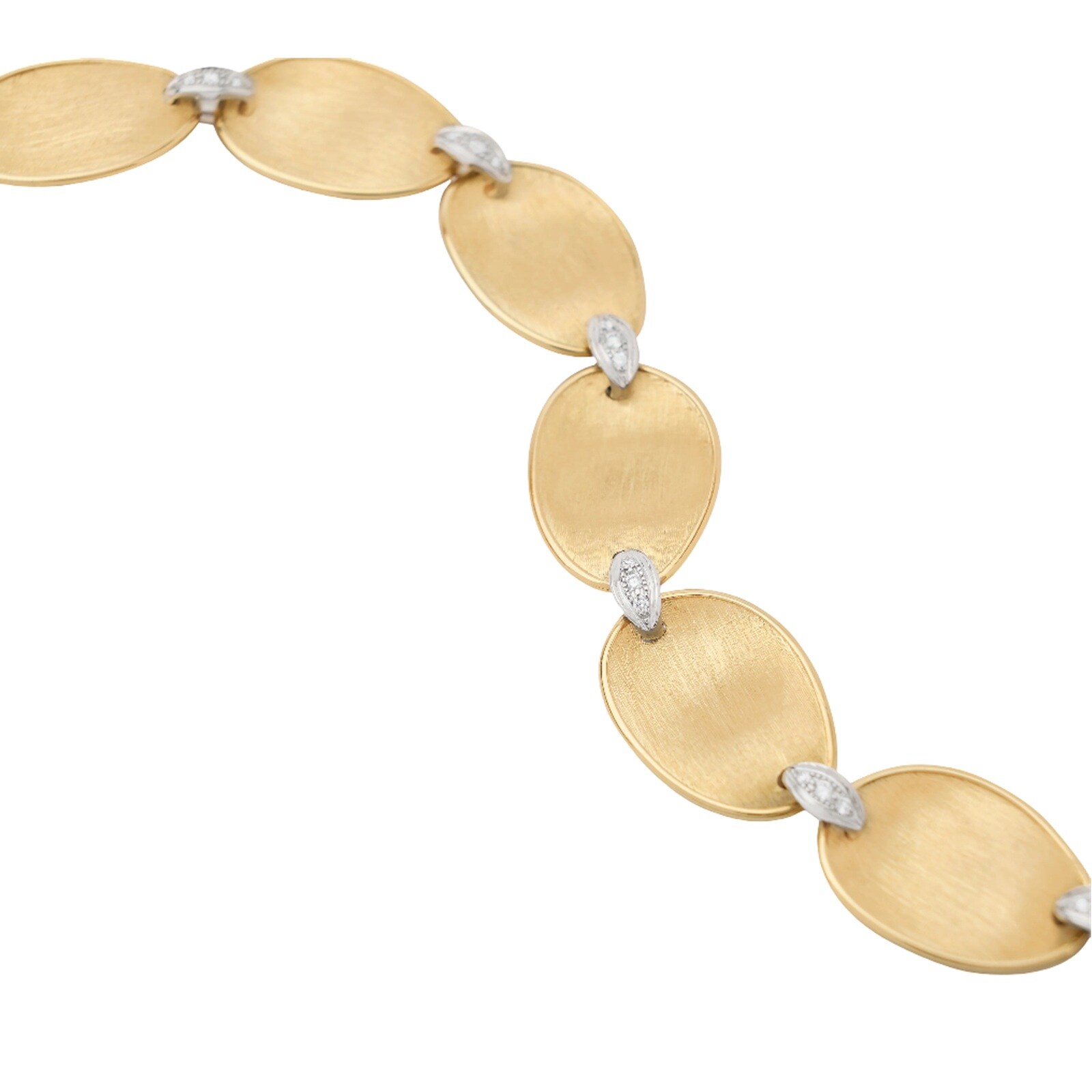 Marco Bicego 18K Yellow Gold Lunaria Diamond Accent Leaf Bracelet