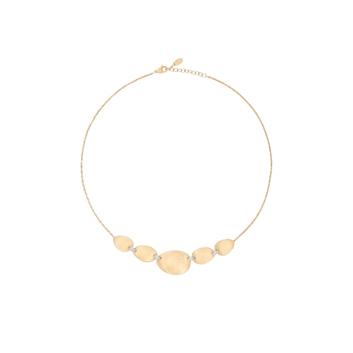 Marco Bicego 18K Yellow Gold Lunaria Diamond Accent Necklace