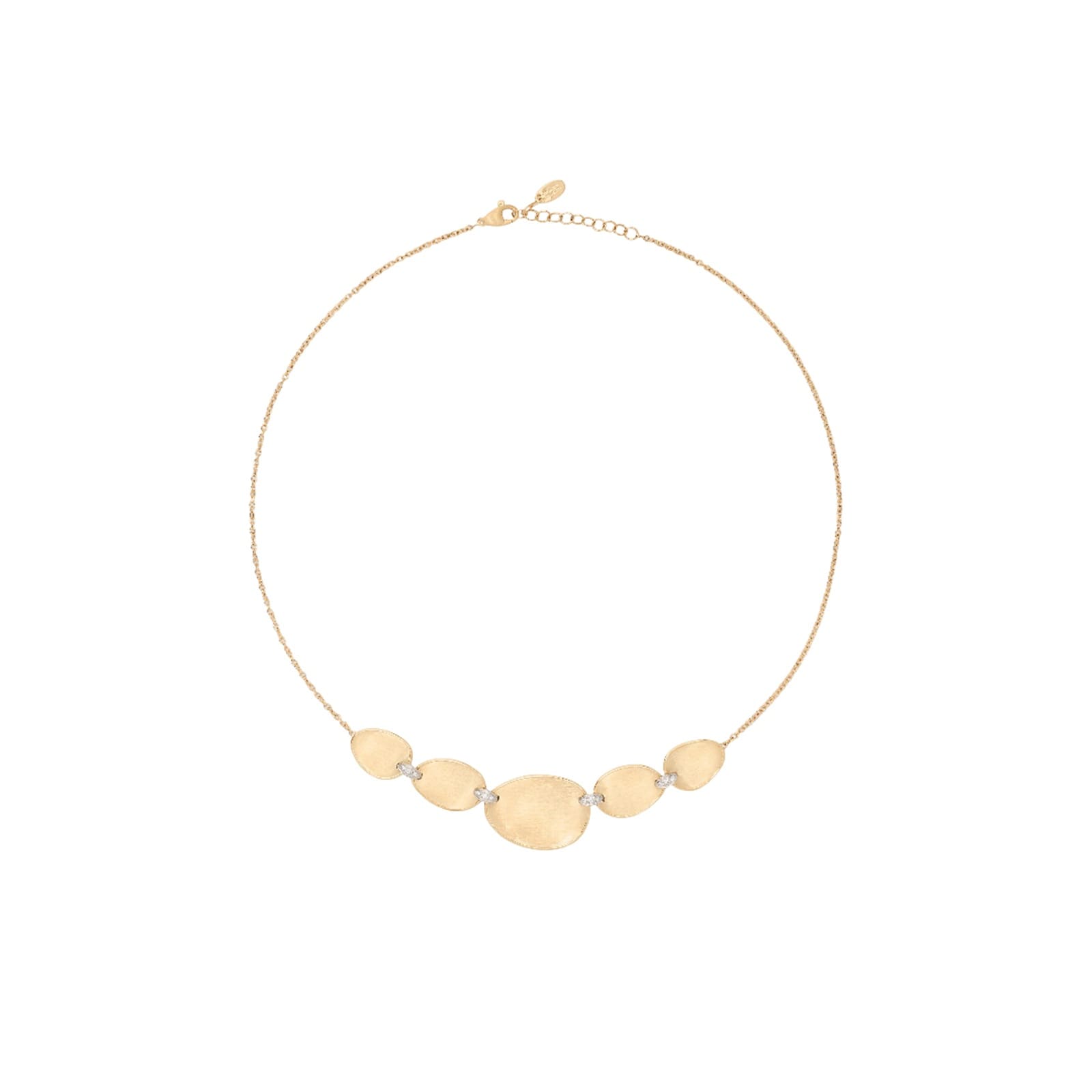 Marco Bicego 18K Yellow Gold Lunaria Diamond Accent Necklace