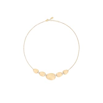 Marco Bicego 18K Yellow Gold Lunaria Diamond Accent Necklace