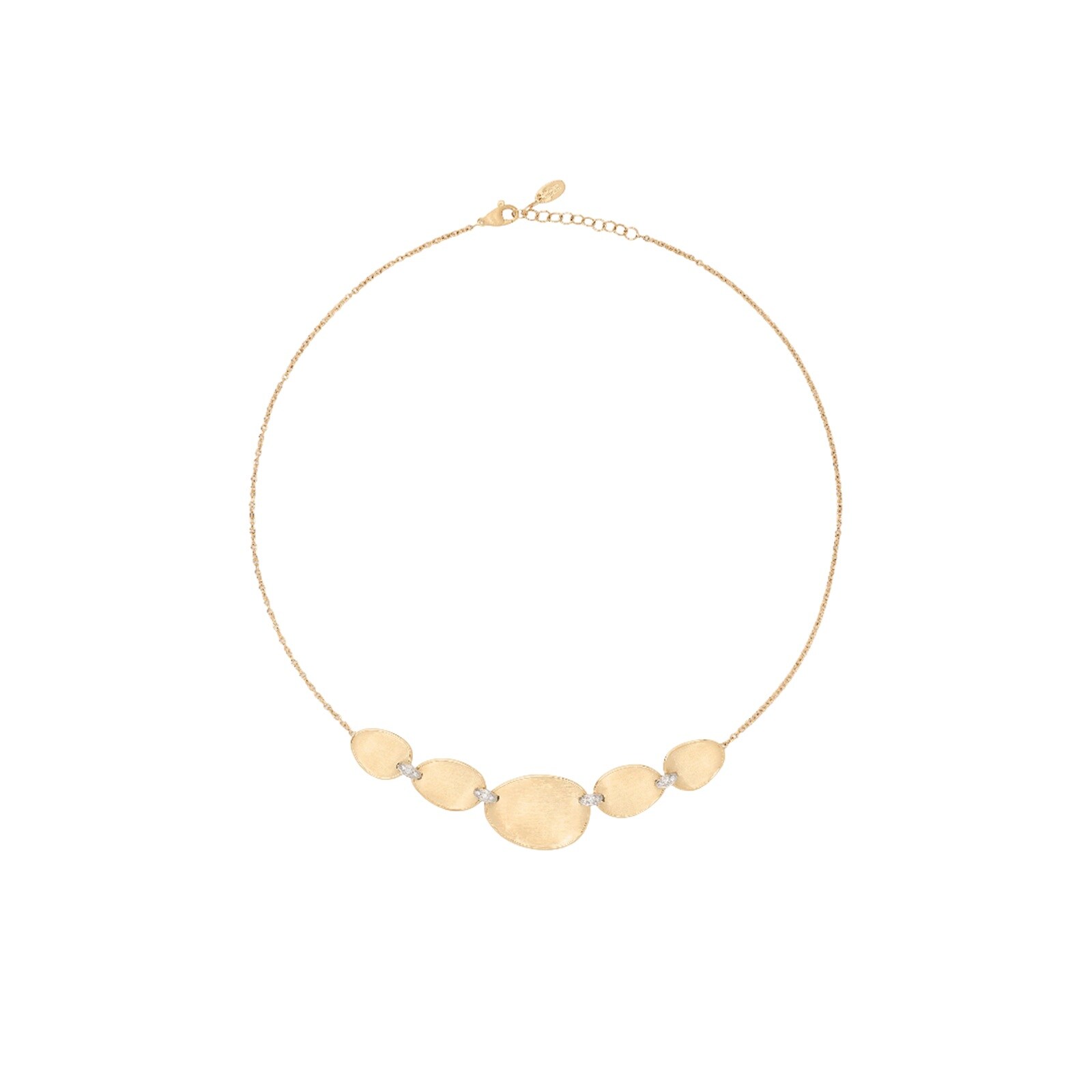 Marco Bicego 18K Yellow Gold Lunaria Diamond Accent Necklace