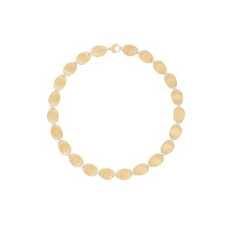 Marco Bicego 18K Yellow Gold Lunaria Diamond Accent Leaf Necklace