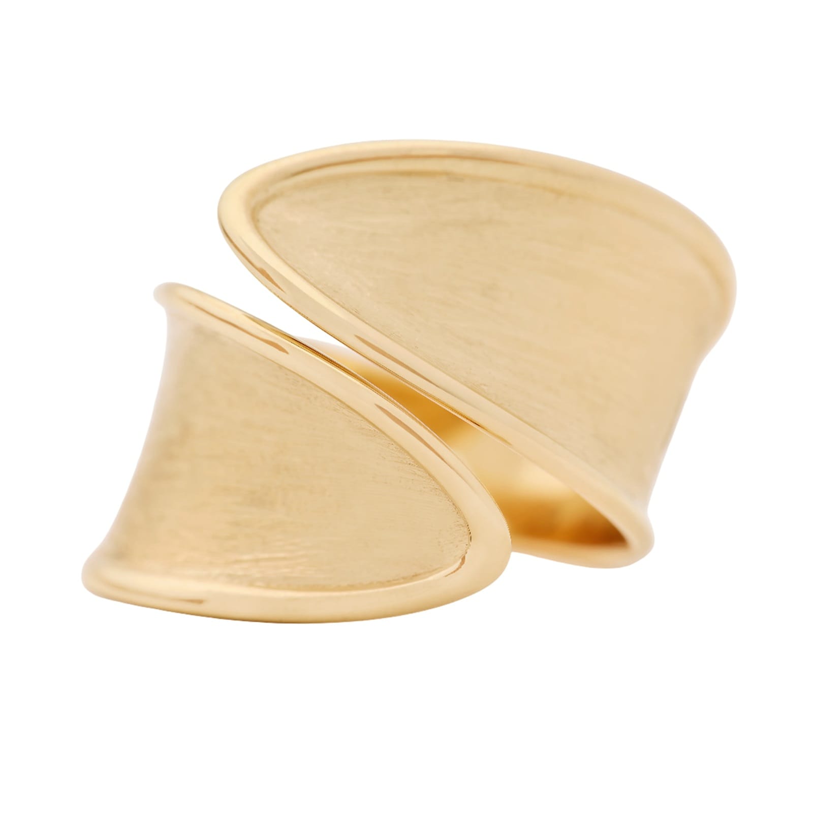 Marco Bicego 18K Yellow Gold Lunaria Twist Band Ring - Ring Size 7