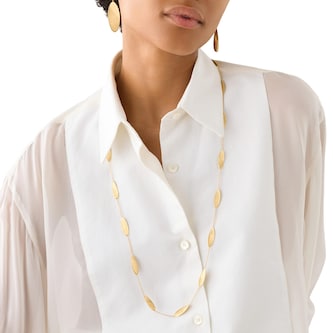 Marco Bicego 18K Yellow Gold Lunaria Twist Necklace