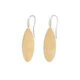 Marco Bicego 18K Yellow Gold Lunaria Twist Diamond Drop Earrings