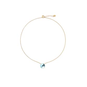 Marco Bicego 18K Yellow Gold Jaipur Color Sky Topaz Pendant Necklace