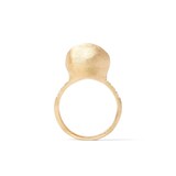 Marco Bicego 18K Yellow Gold 0.05ctw Diamond Africa Ring - Size 7