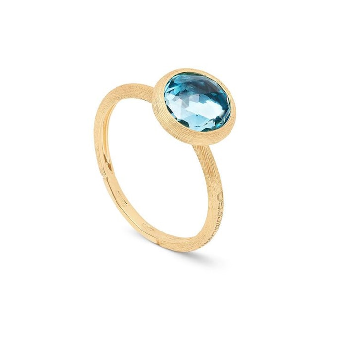 Marco Bicego 18K Yellow Gold Jaipur Topaz Ring - Size 7