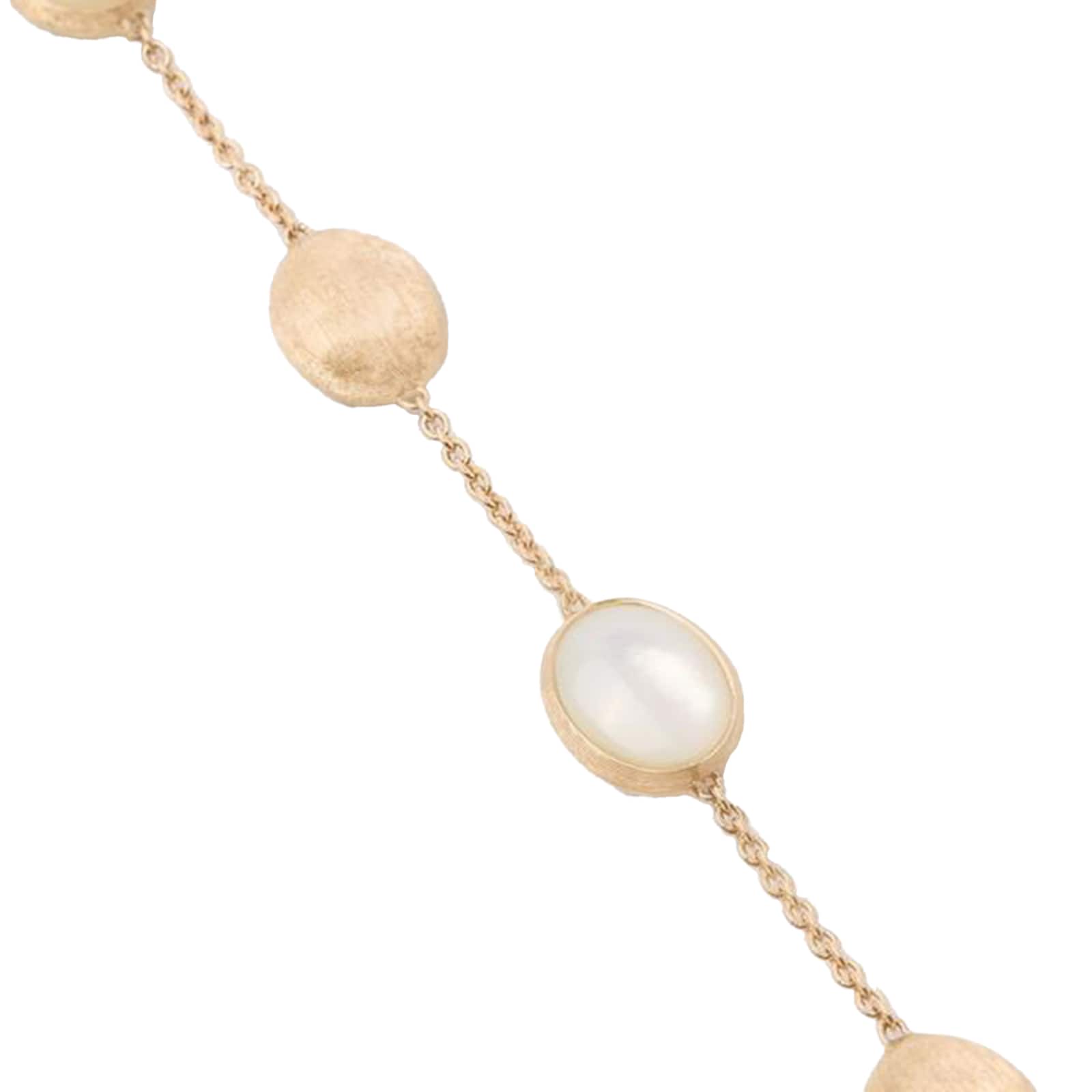 Marco Bicego 18K Yellow Gold Siviglia Mother Of Pearl Station Bracelet Marco Bicego 18K Yellow Gold Siviglia Mother Of Pearl Station Bracelet