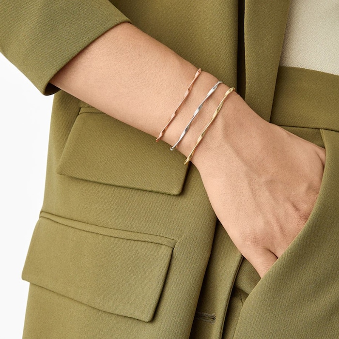 Marco Bicego 18K Rose Gold Marrakech Twist Bangle