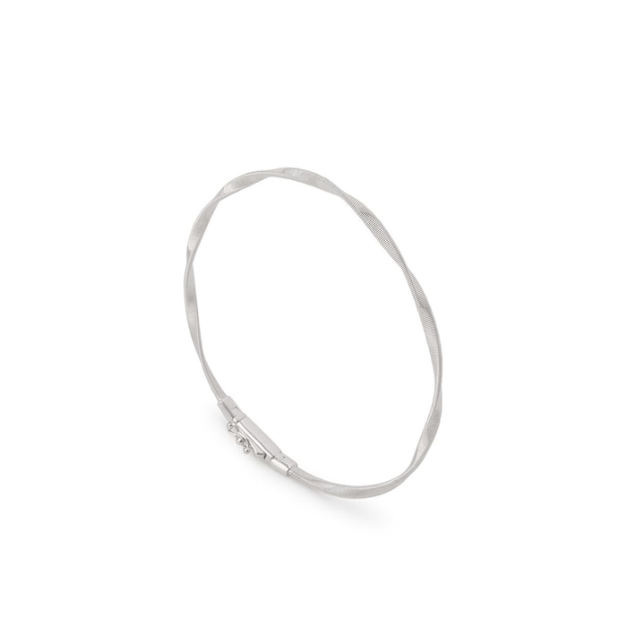 Marco Bicego 18K White Gold Marrakech Twist Bangle