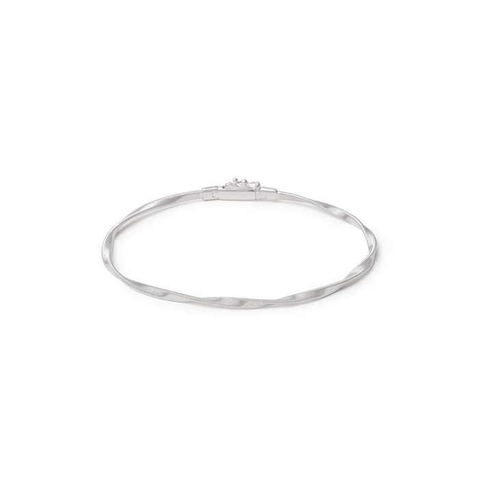 Marco Bicego 18K White Gold Marrakech Twist Bangle