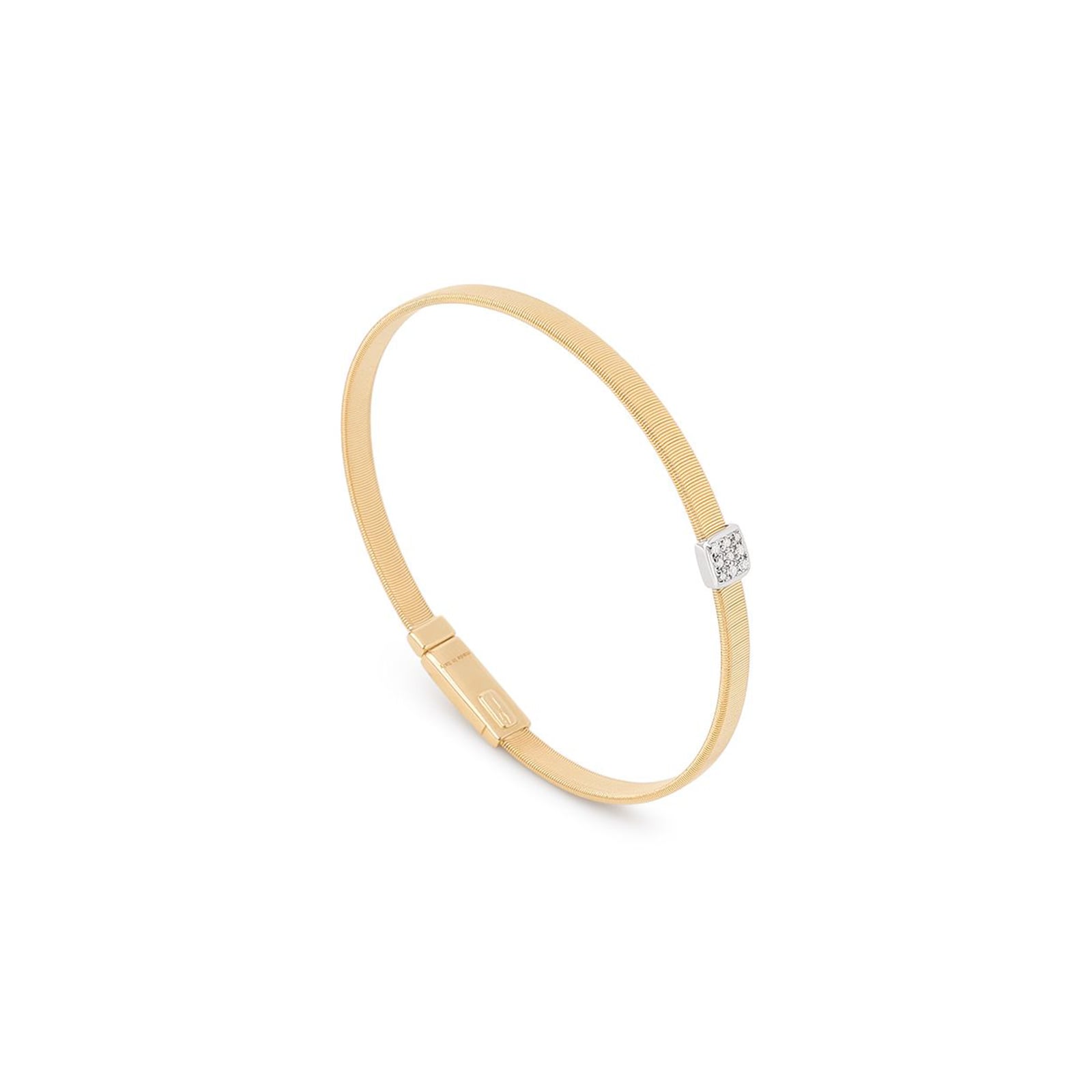 Marco Bicego 18K Yellow Gold Masai 0.07ctw Diamond Bracelet Marco Bicego 18K Yellow Gold Masai 0.07ctw Diamond Bracelet
