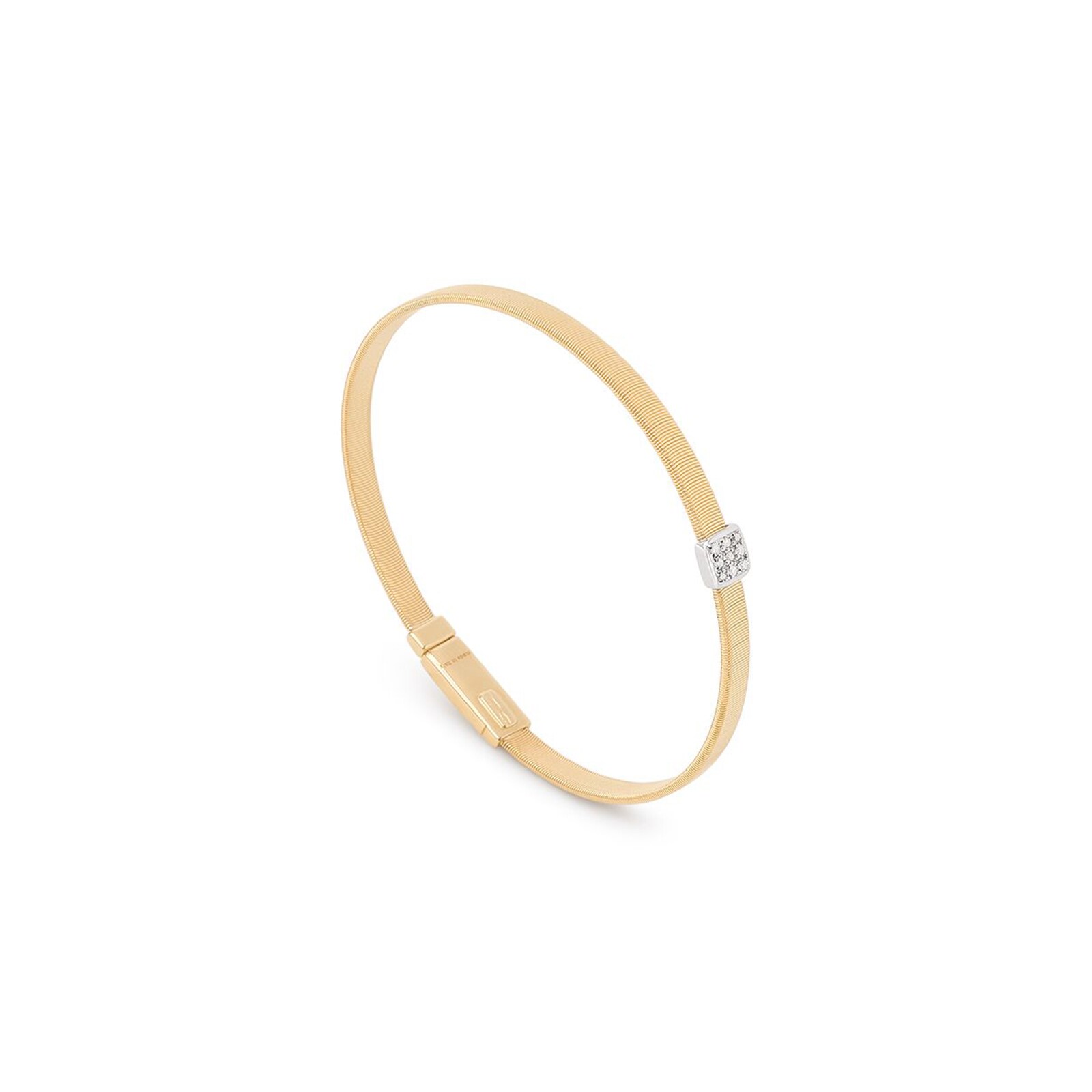 Marco Bicego 18K Yellow Gold Masai 0.07ctw Diamond Bracelet